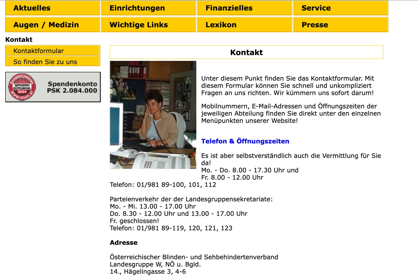 ÖBSV Wien/NÖ/Bgld | braille.at | 2003 (Screen Only 04) © echonet communication